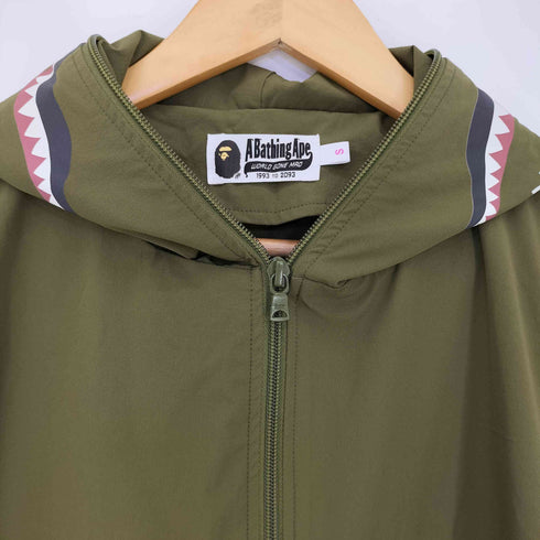 アベイシングエイプ A BATHING APE Shark Mountain Parka リフレクター シャークマウンテンパーカー ダブルジップ レディース JPN:S